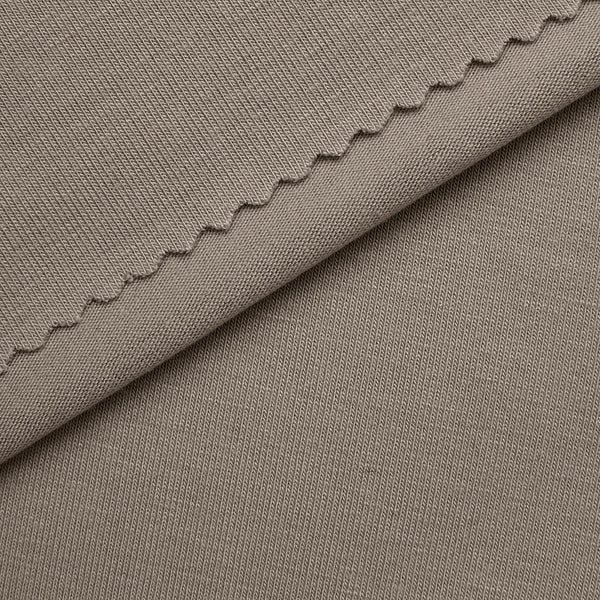 ŚCIĄGACZ BAMBUSOWY 1X1 Z ELASTANEM - BEŻOWY - 250 G/M2