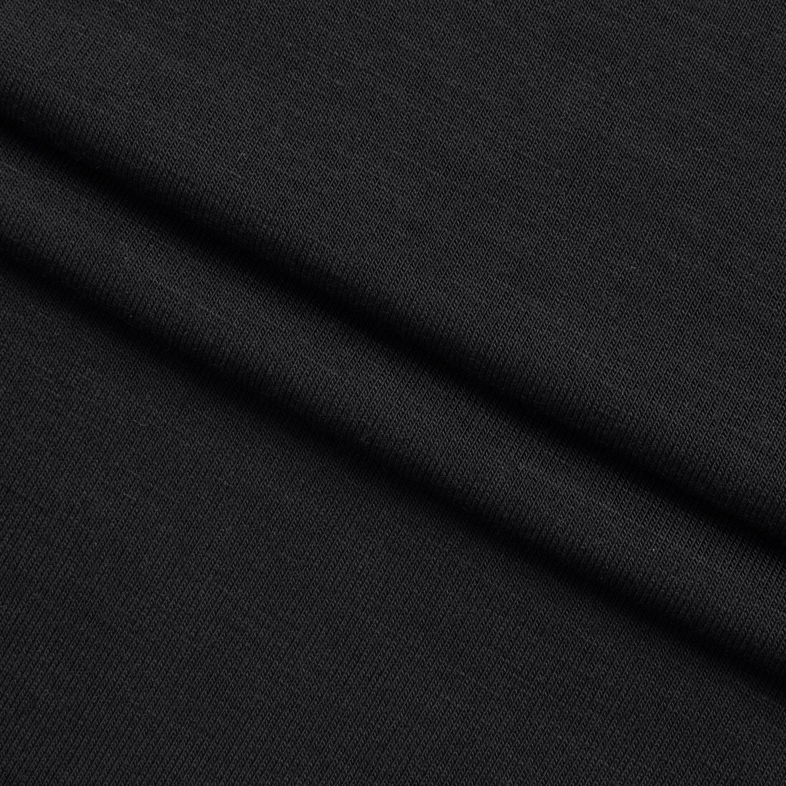 SINGLE JERSEY BAMBUSOWY Z ELASTANEM - CZARNY - 210 G/M2 Drugie zdjęcie produktu