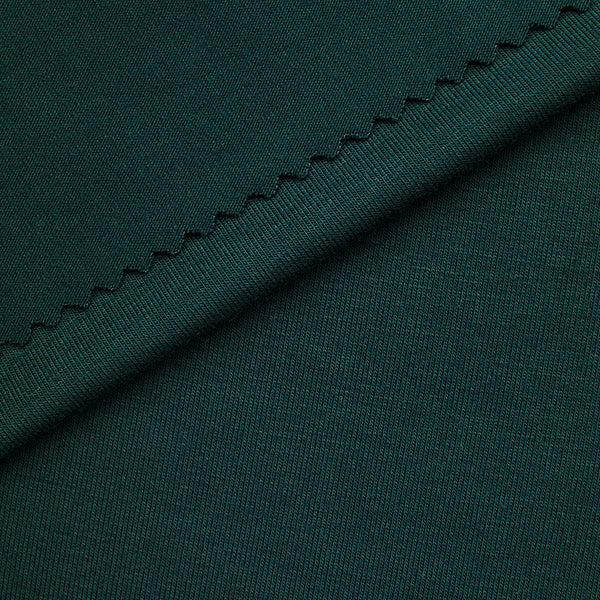 ŚCIĄGACZ BAMBUSOWY 1X1 Z ELASTANEM - LEŚNA ZIELEŃ - 250 G/M2