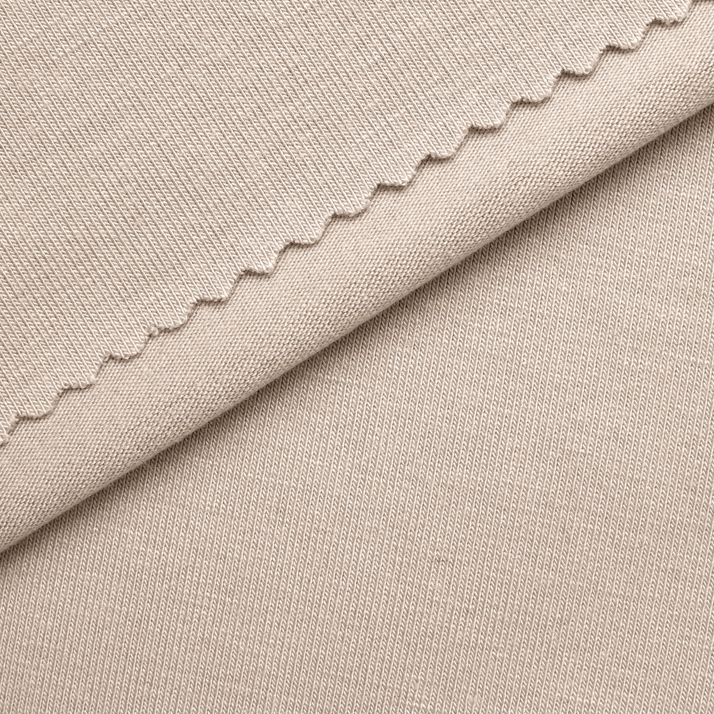 Dzianina single jersey 210 g/m² - jasny beż