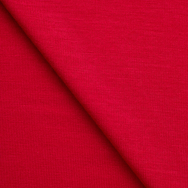 ŚCIĄGACZ BAMBUSOWY 1X1 Z ELASTANEM - MALINOWY - 250 G/M2