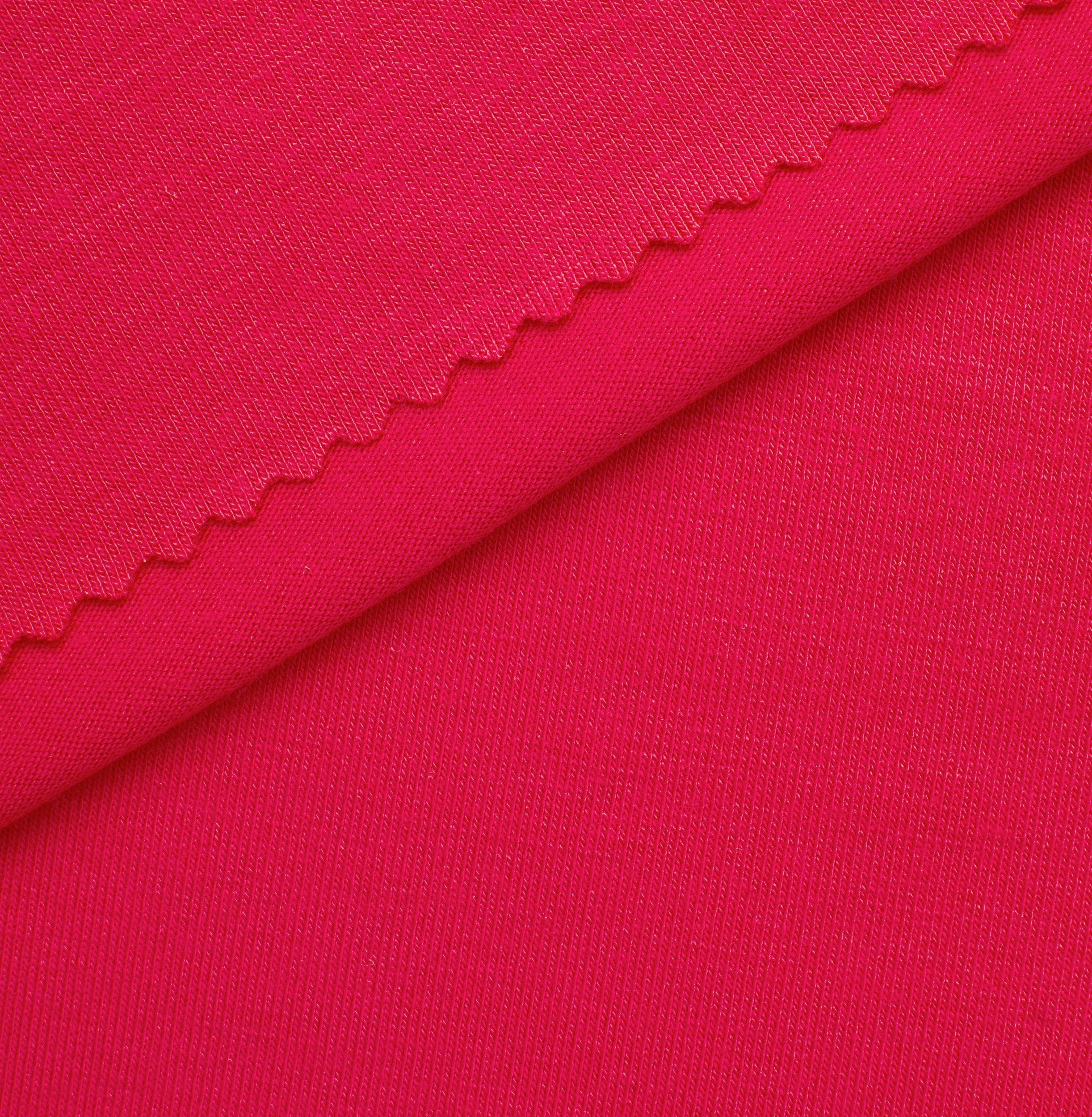 Dzianina single jersey 210 g/m² - malinowy