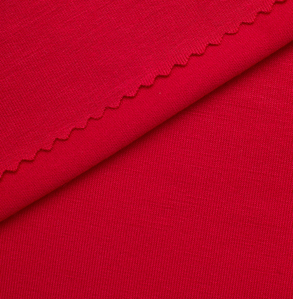 Ściągacz prążkowany 2x1 260 g/m² - malinowy