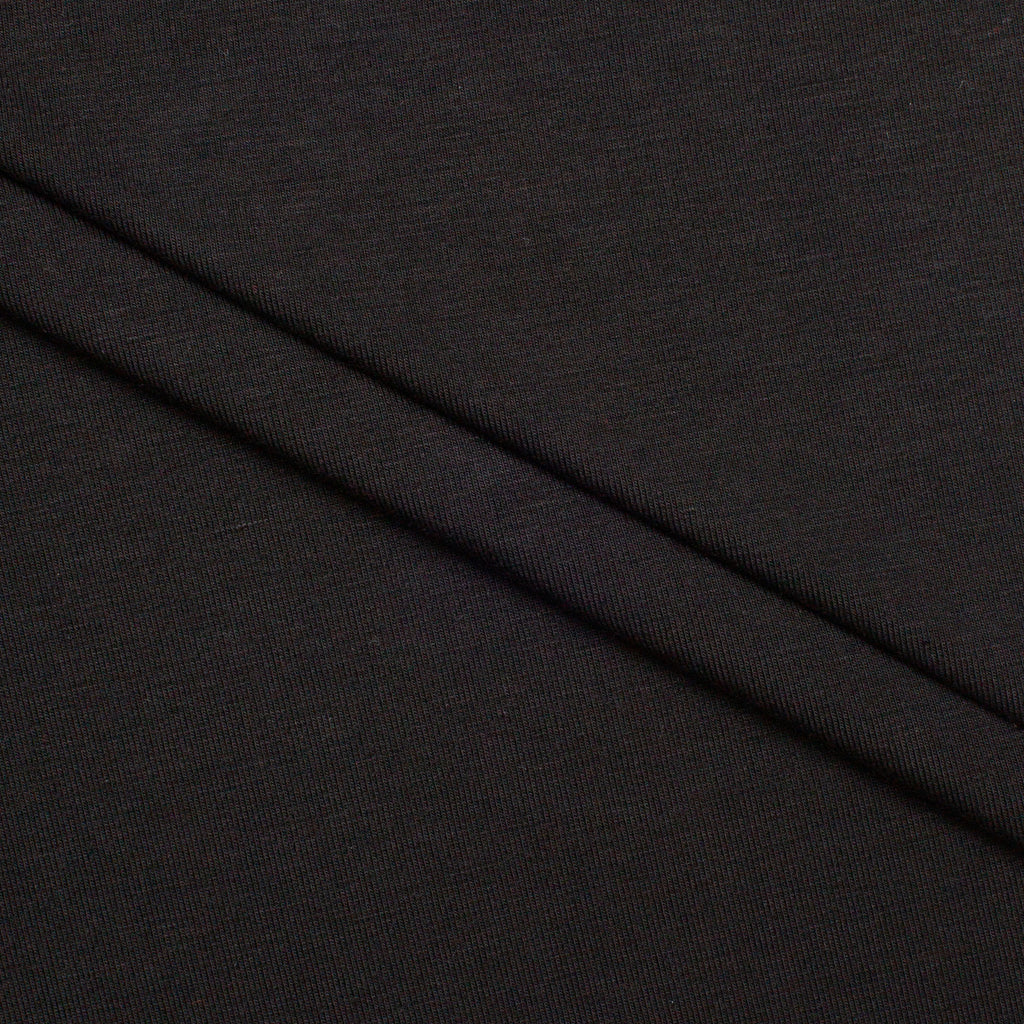 SINGLE JERSEY BAMBUSOWY Z ELASTANEM - CZARNY - 210 G/M2, SZER. 180 CM