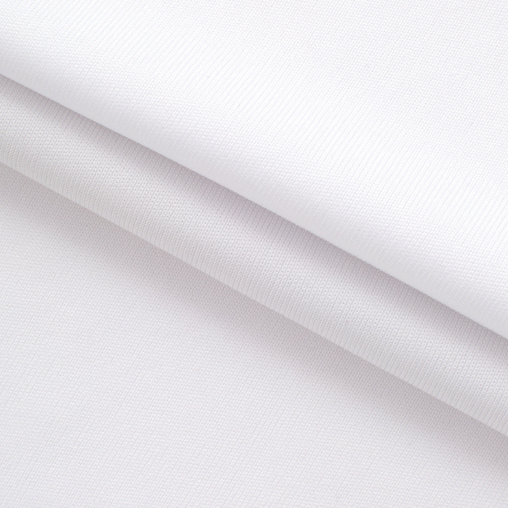 Dzianina interlock 220 g/m² - biały - szer. 160 cm - INTERLOCK SPORT