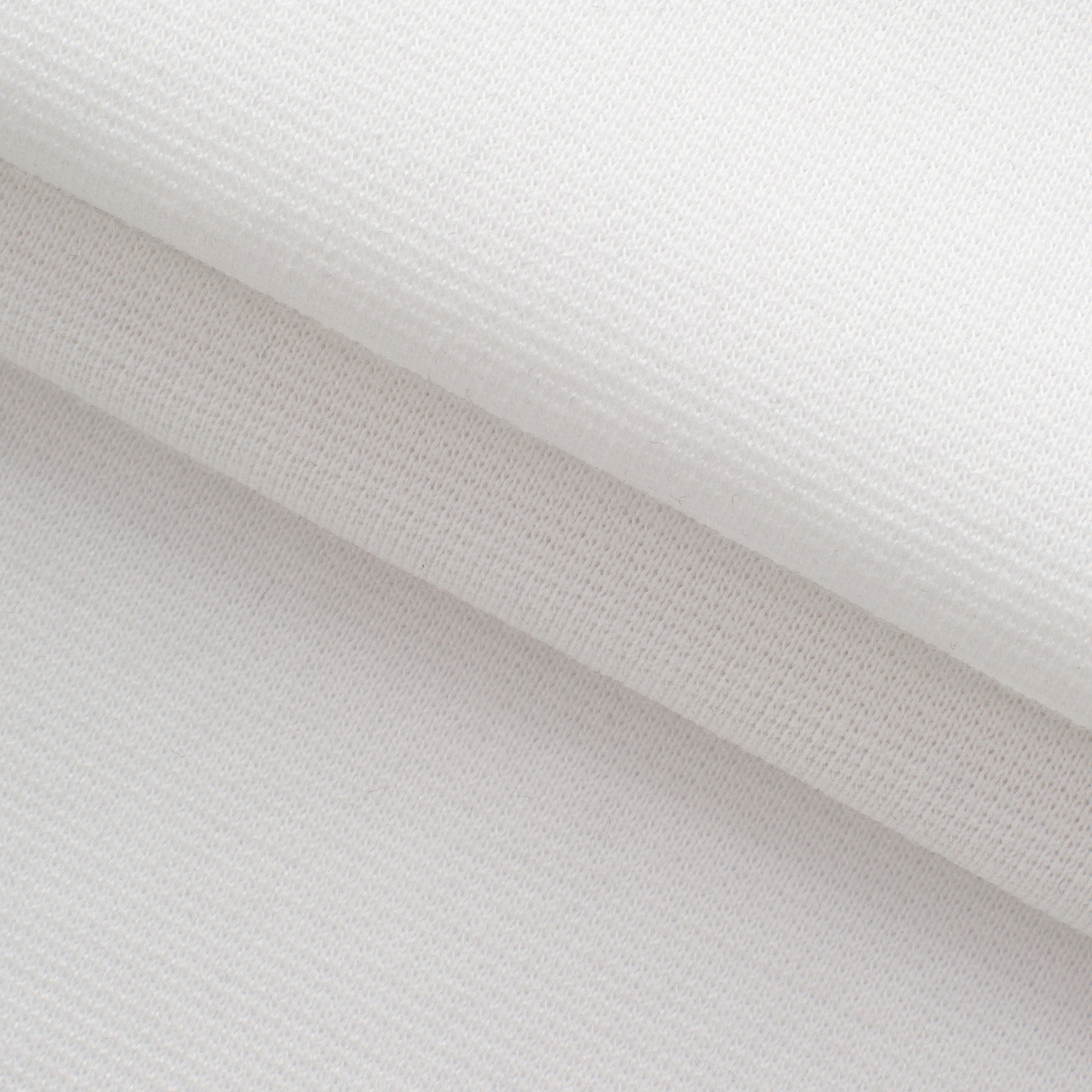 INTERLOCK POLIESTROWY Z ELASTANEM - BIAŁY - 200 G/M2 Drugie zdjęcie produktu