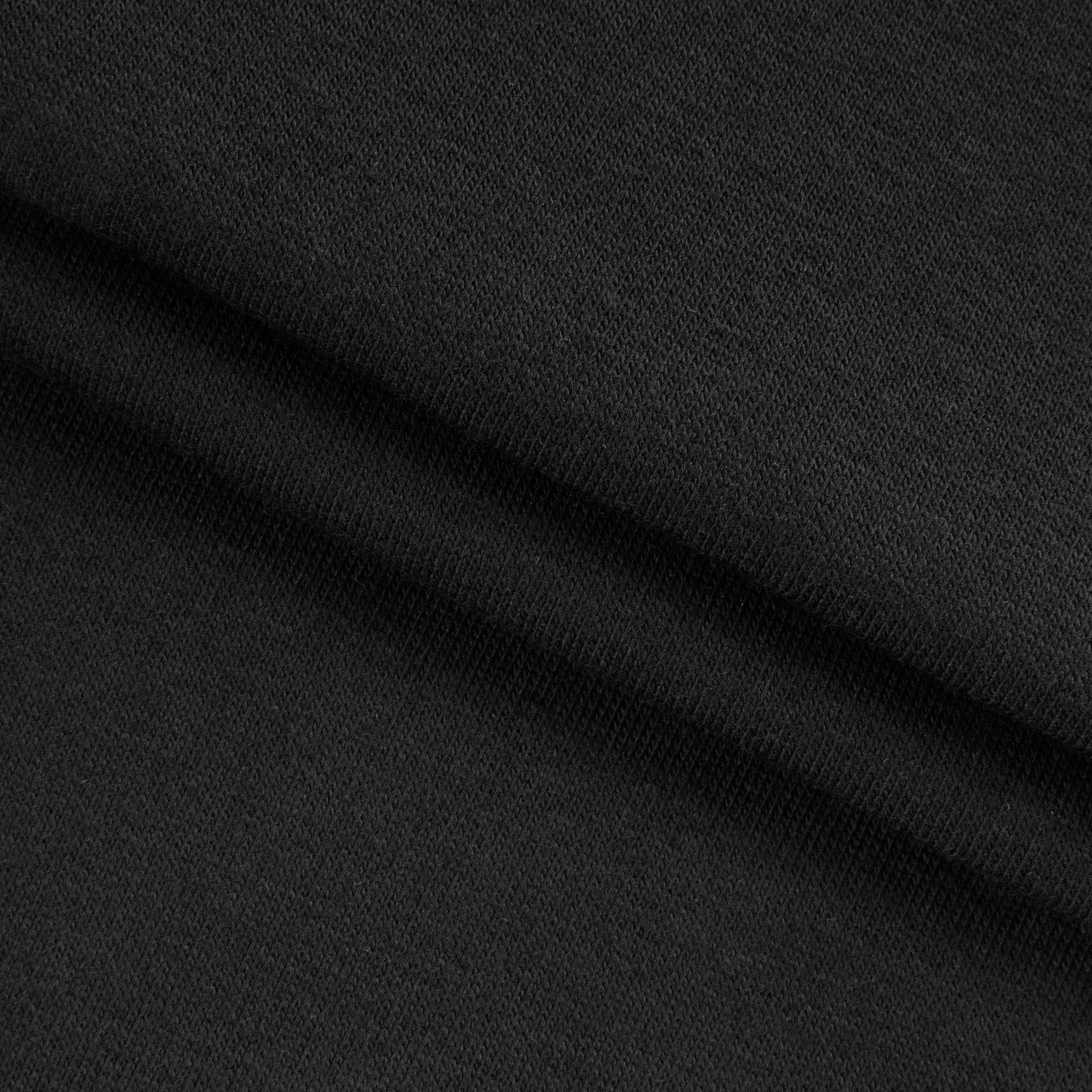 Dresówka pętelkowa 270 g/m² - czarny
