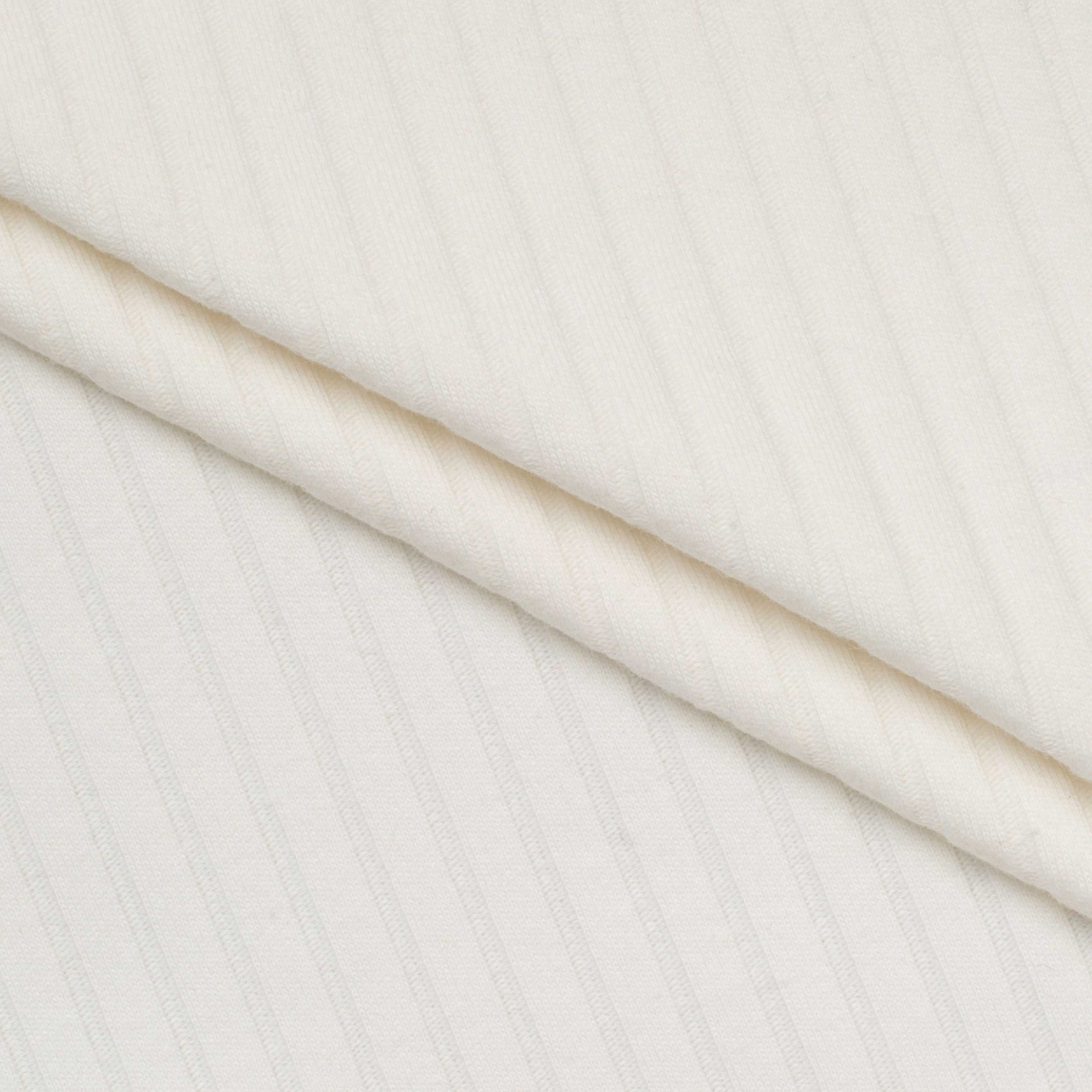 INTERLOCK BAWEŁNIANY Z ELASTANEM - KOKOSOWY KREM - 290 G/M2 Drugie zdjęcie produktu