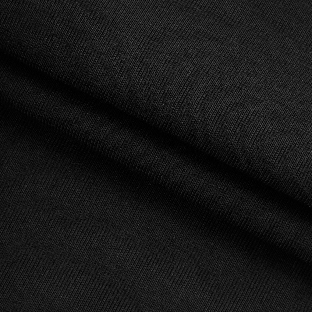 Dzianina single jersey 170 g/m² - czarny - szer. 190 cm