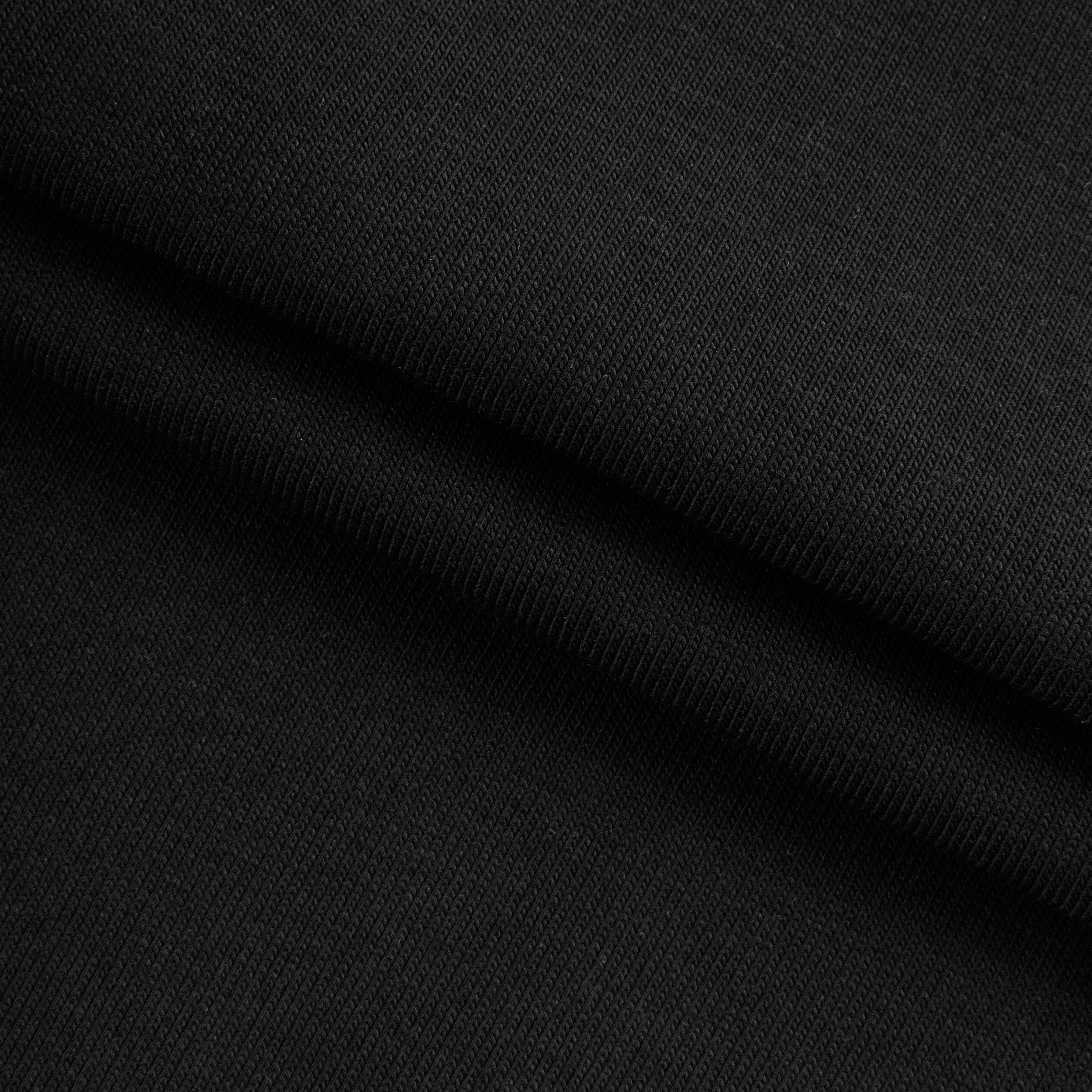 Dzianina single jersey 170 g/m² - czarny - szer. 190 cm
