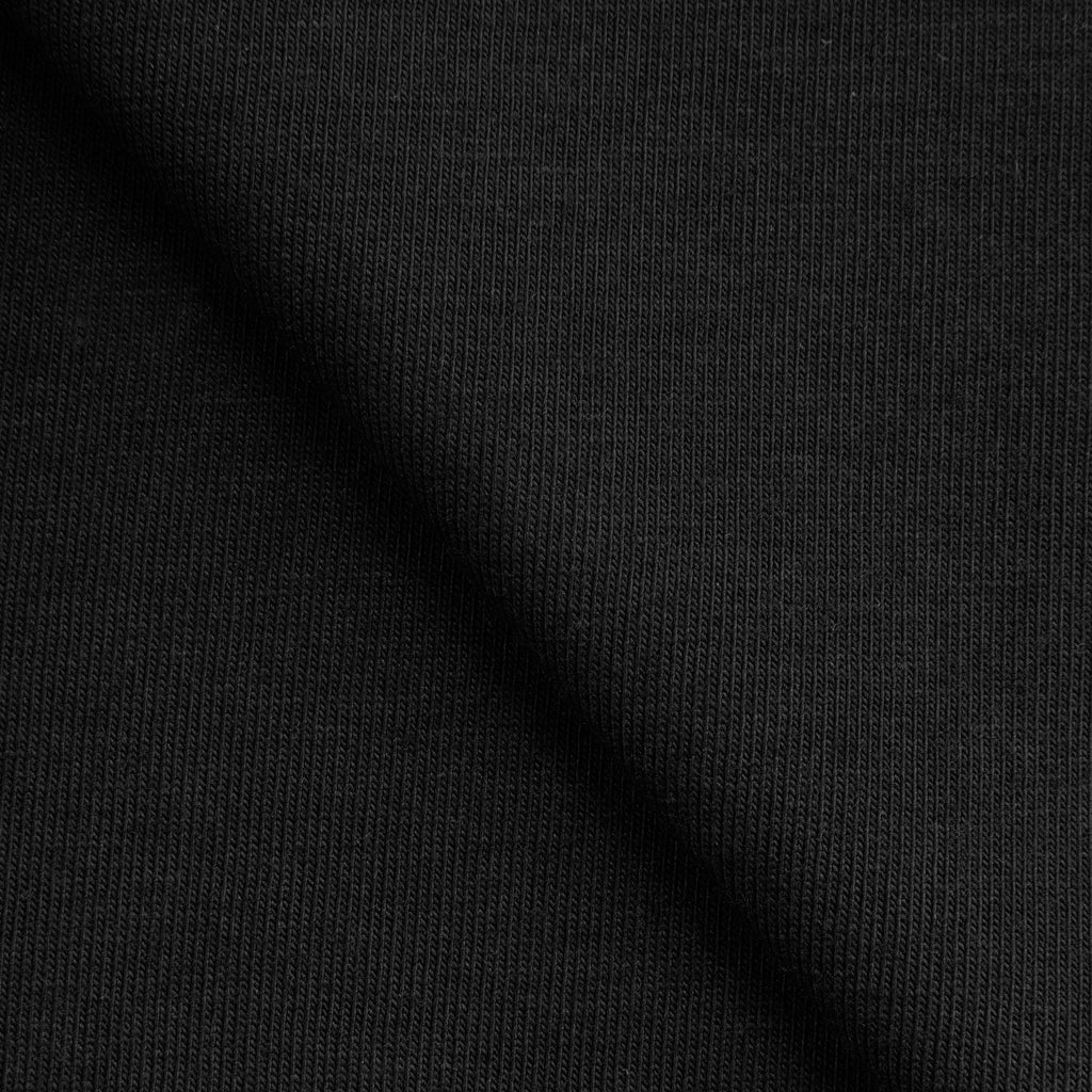 Dzianina single jersey 220 g/m2 - czarny - szer. 180 cm