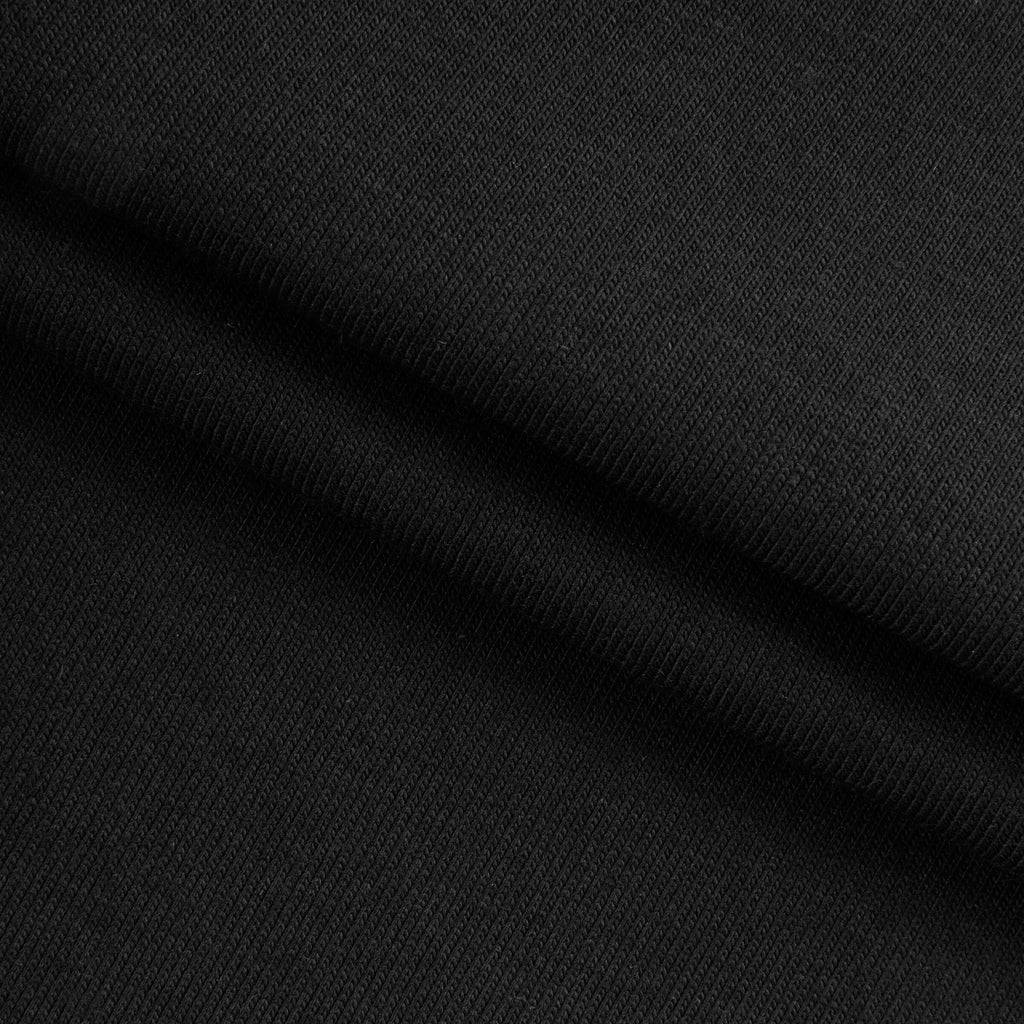 Dzianina single jersey 220 g/m² - czarny - szer. 180 cm