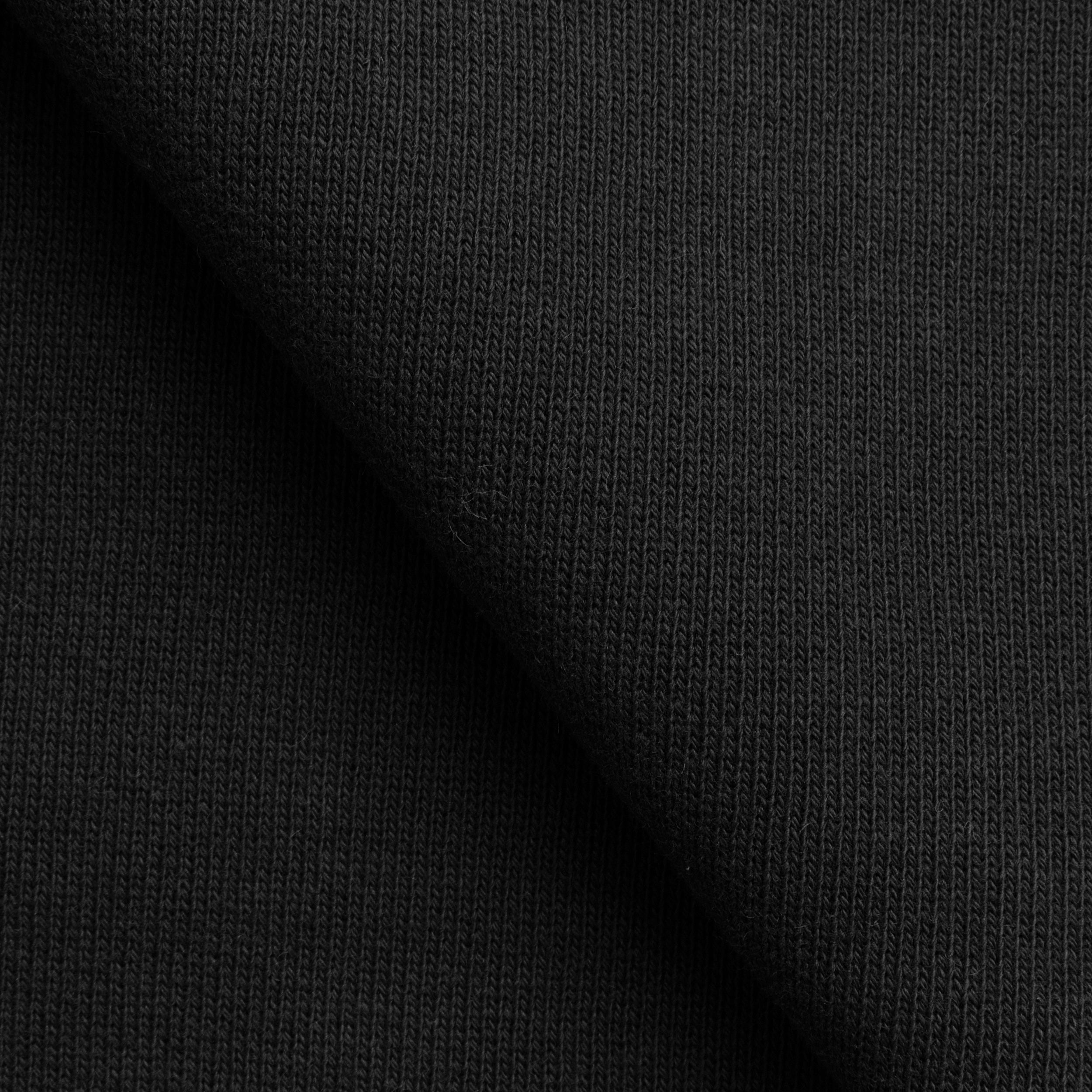 Dresówka pętelkowa niedrapana 580 g/m2 - czarny - szer. 160 cm - FRENCH TERRY UNBRUSHED 580 Główne zdjęcie produktu