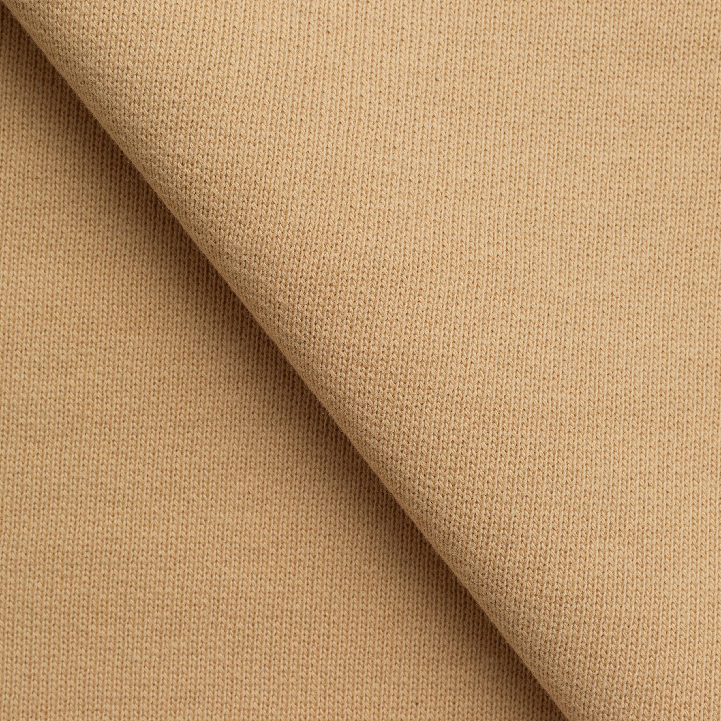Dresówka pętelkowa niedrapana 580 g/m2 - camel - szer. 160 cm - FRENCH TERRY UNBRUSHED 580 Główne zdjęcie produktu