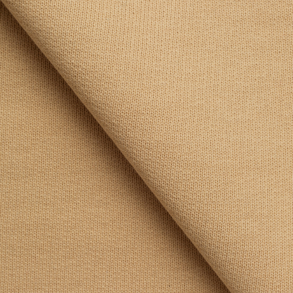 Dresówka pętelkowa niedrapana 580 g/m2 - camel - szer. 160 cm - FRENCH TERRY UNBRUSHED 580