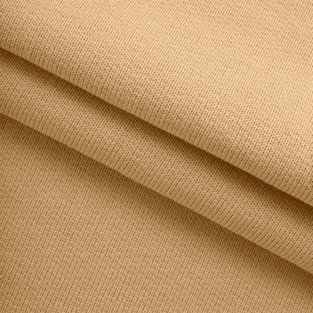 Dresówka pętelkowa niedrapana 580 g/m² - camel - szer. 160 cm - FRENCH TERRY UNBRUSHED 580