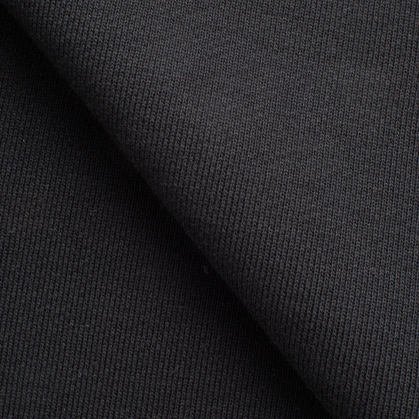 DRESÓWKA DIAGONALNA PĘTELKOWA BAWEŁNIANA GRUBA - CZARNY - 430 G/M2