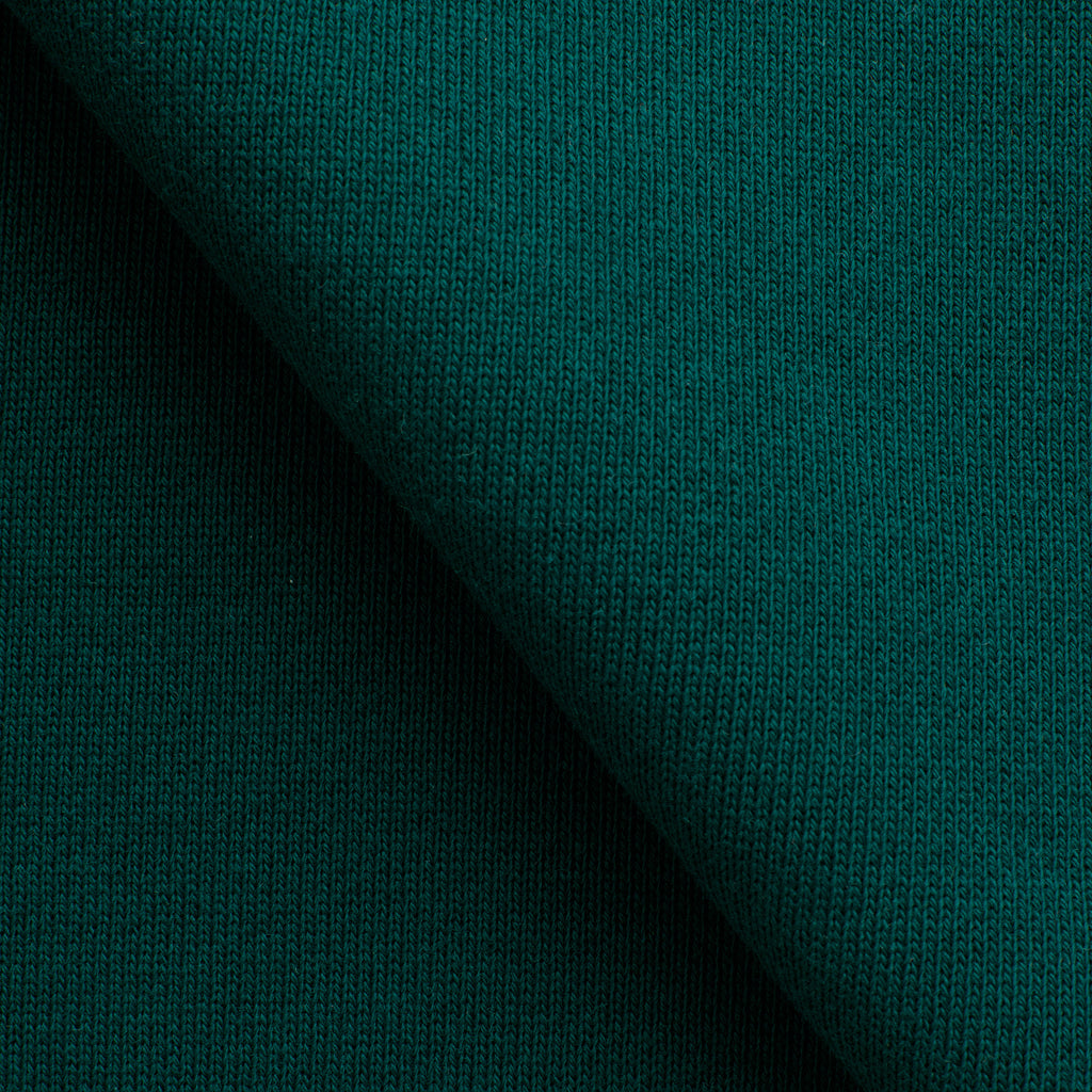 Dresówka pętelkowa diagonalna niedrapana 430 g/m2 - zielony