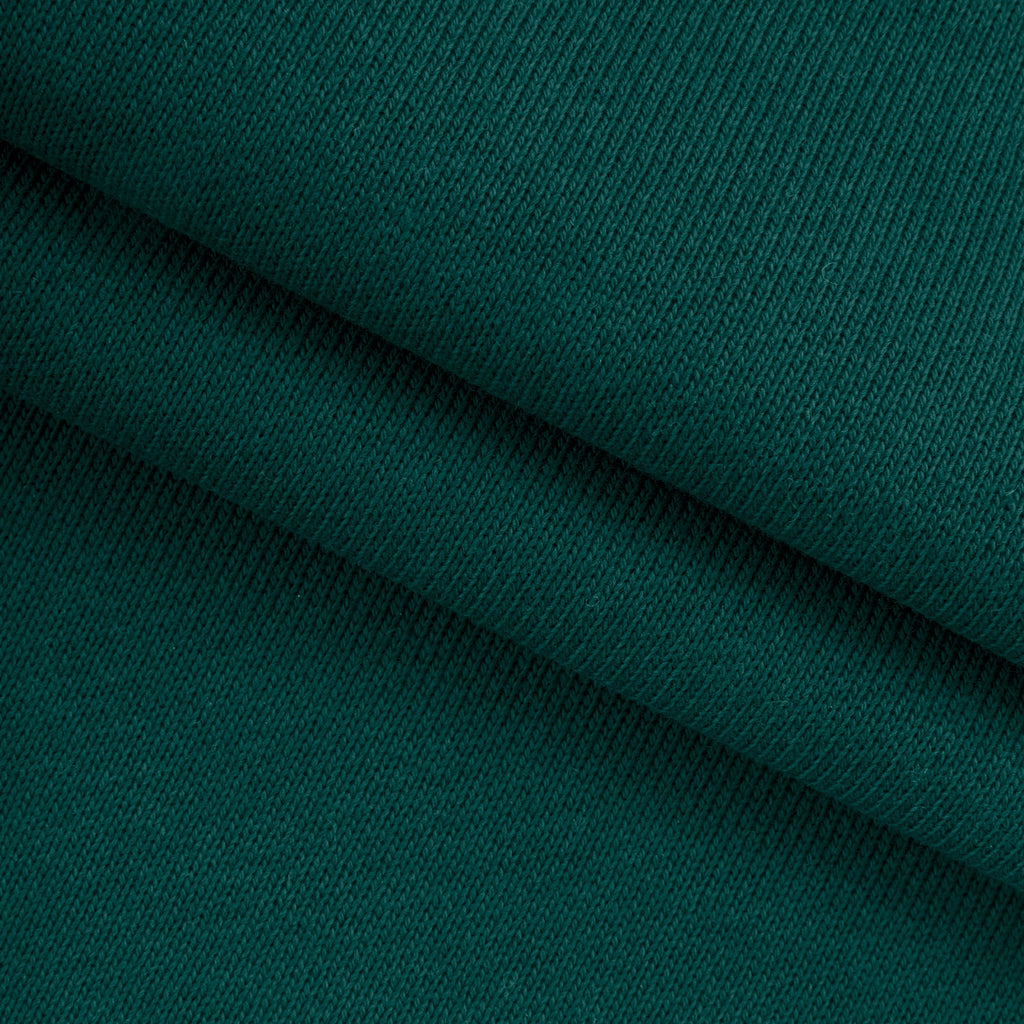 Dresówka pętelkowa diagonalna niedrapana 430 g/m² - zielony