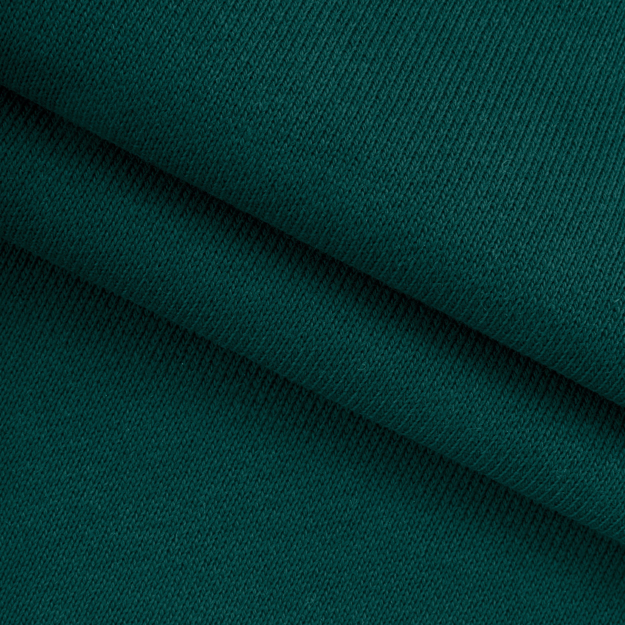 Dresówka pętelkowa diagonalna niedrapana 430 g/m² - zielony