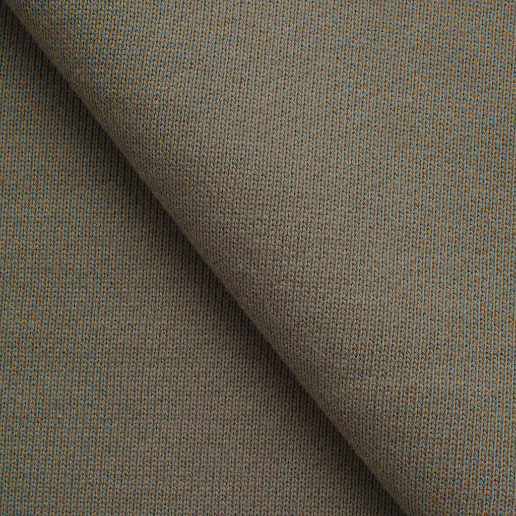 Dresówka pętelkowa diagonalna niedrapana 430 g/m2 - oliwkowy