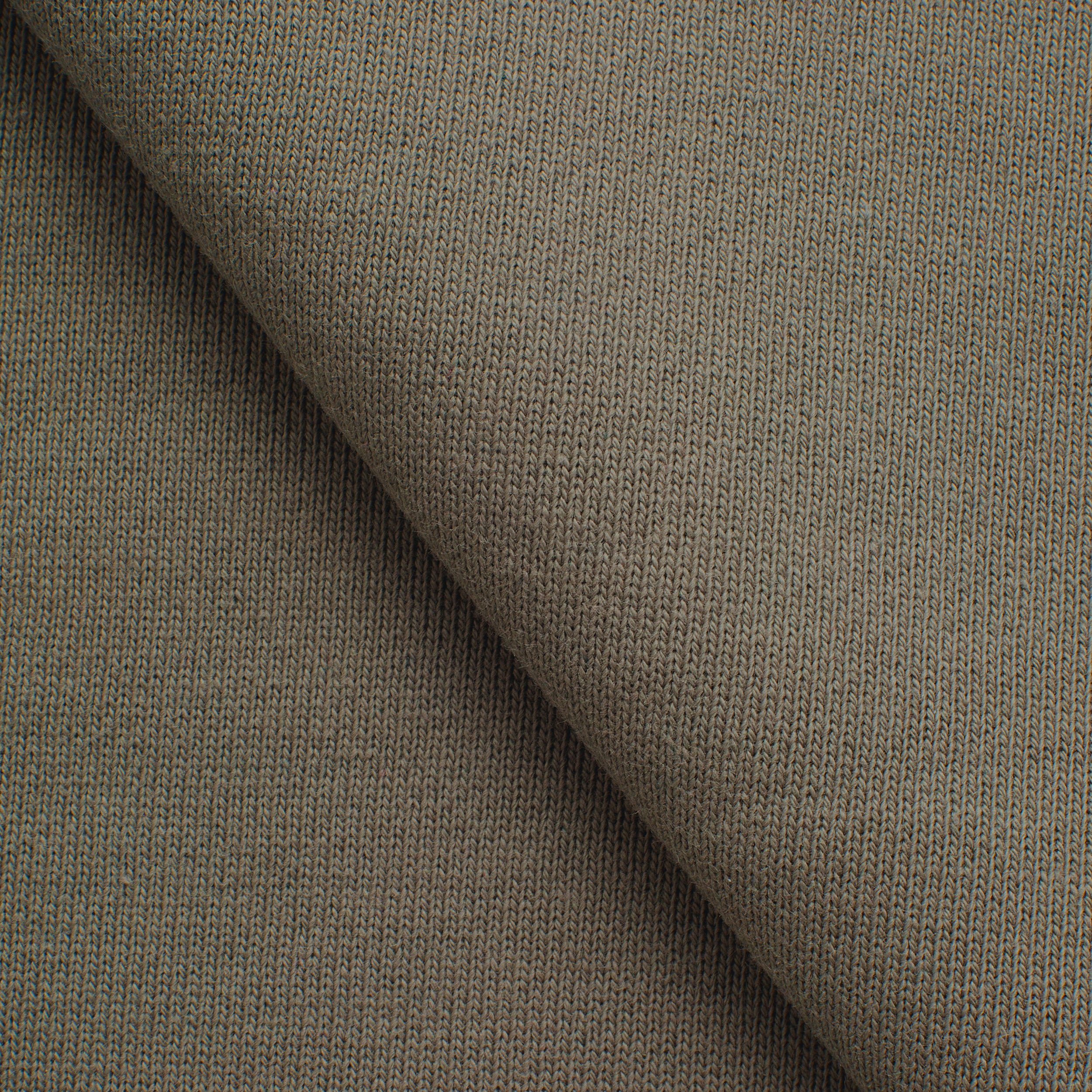 Dresówka pętelkowa diagonalna niedrapana 430 g/m2 - oliwkowy