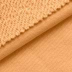 Dresówka pętelkowa diagonalna niedrapana 450 g/m² - morelowy