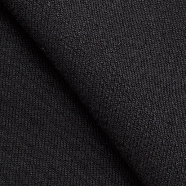 DRESÓWKA DIAGONALNA PĘTELKOWA BAWEŁNIANA GRUBA - CZARNY - 450 G/M2, SZER. 140 CM