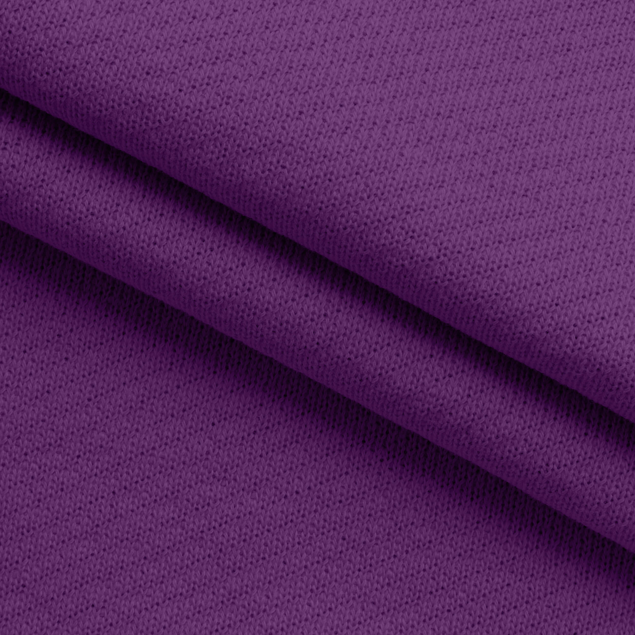 Dresówka pętelkowa diagonalna niedrapana 450 g/m² - fioletowy
