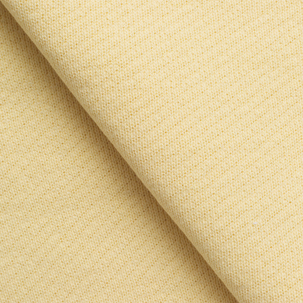 DRESÓWKA DIAGONALNA PĘTELKOWA BAWEŁNIANA GRUBA - ŻÓŁTY - 450 G/M2