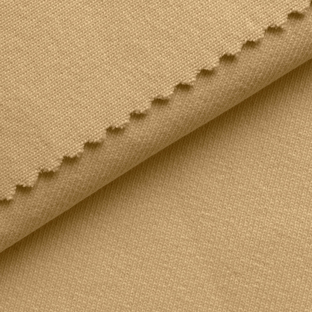 Dzianina ściągaczowa 460 g/m² - camel