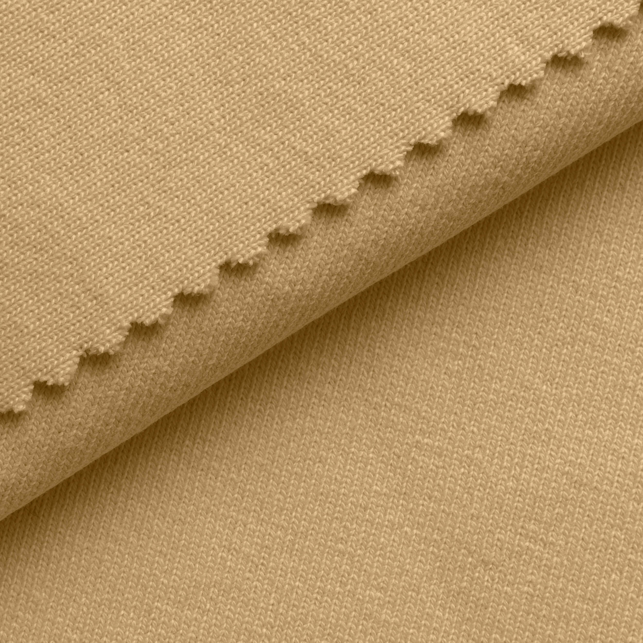 Dzianina ściągaczowa 460 g/m² - camel