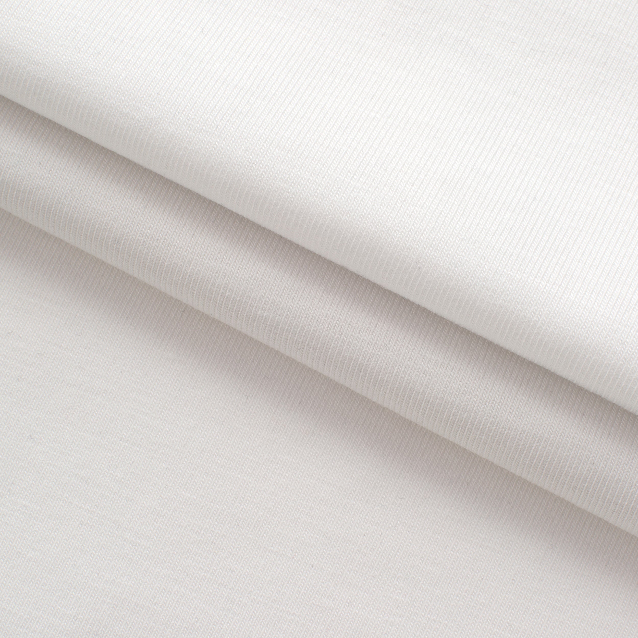 SINGLE JERSEY BAWEŁNIANY Z ELASTANEM - BIAŁY - 210 G/M2 Drugie zdjęcie produktu