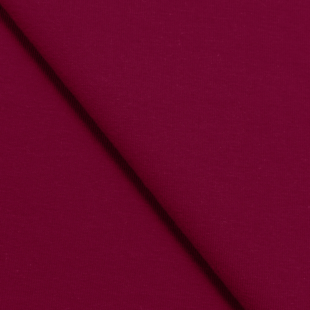 DRESÓWKA PĘTELKOWA BAWEŁNIANA Z ELASTANEM - BORDOWY - 280 G/M2