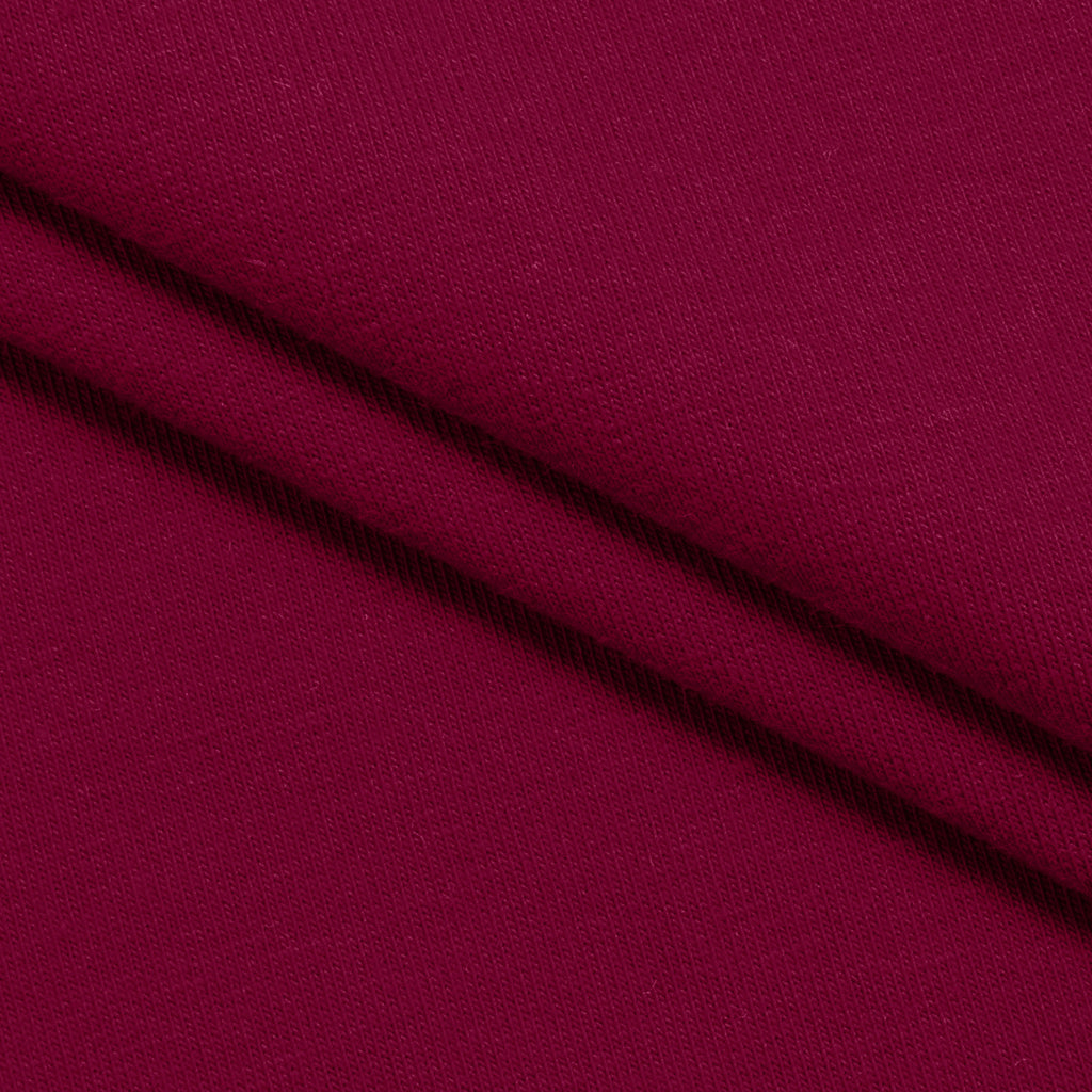 DRESÓWKA PĘTELKOWA BAWEŁNIANA Z ELASTANEM - BORDOWY - 280 G/M2