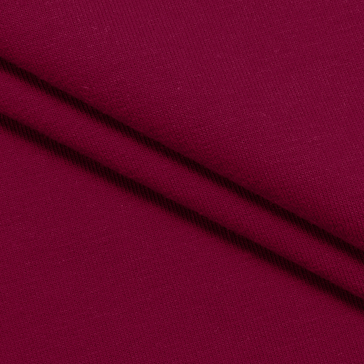 DRESÓWKA PĘTELKOWA BAWEŁNIANA Z ELASTANEM - BORDOWY - 280 G/M2