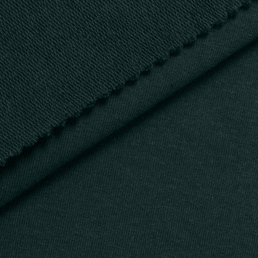 Dresówka pętelkowa 280 g/m2 - butelkowa zieleń