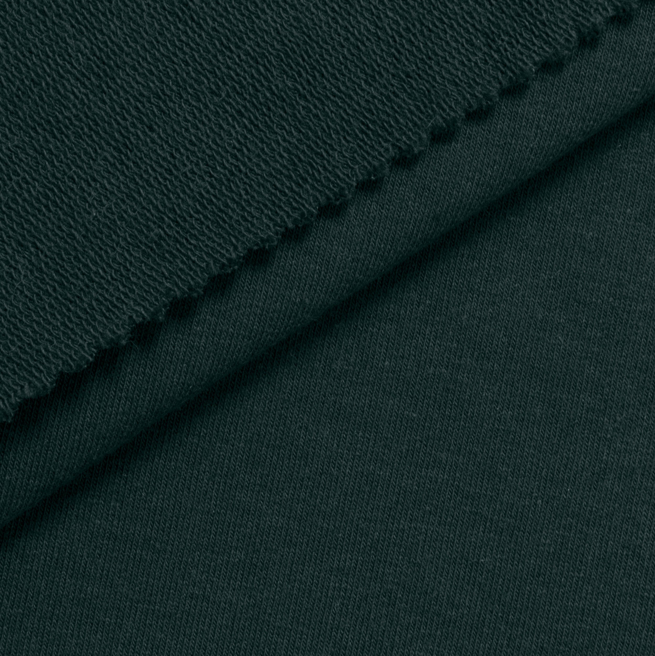 Dresówka pętelkowa 280 g/m2 - butelkowa zieleń