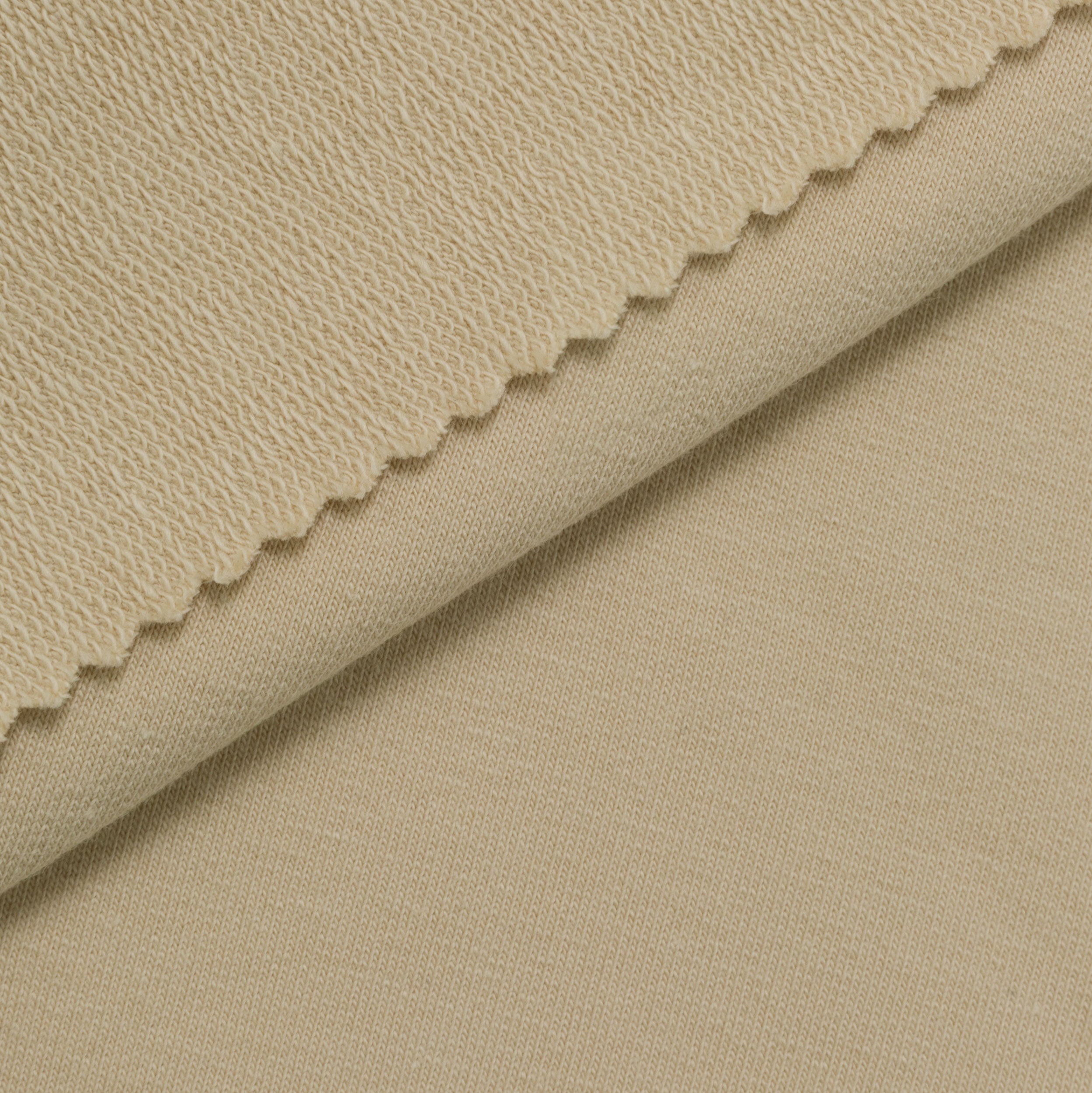 DRESÓWKA PĘTELKOWA BAWEŁNIANA Z ELASTANEM - JASNY BEŻ - 280 G/M2 Drugie zdjęcie produktu