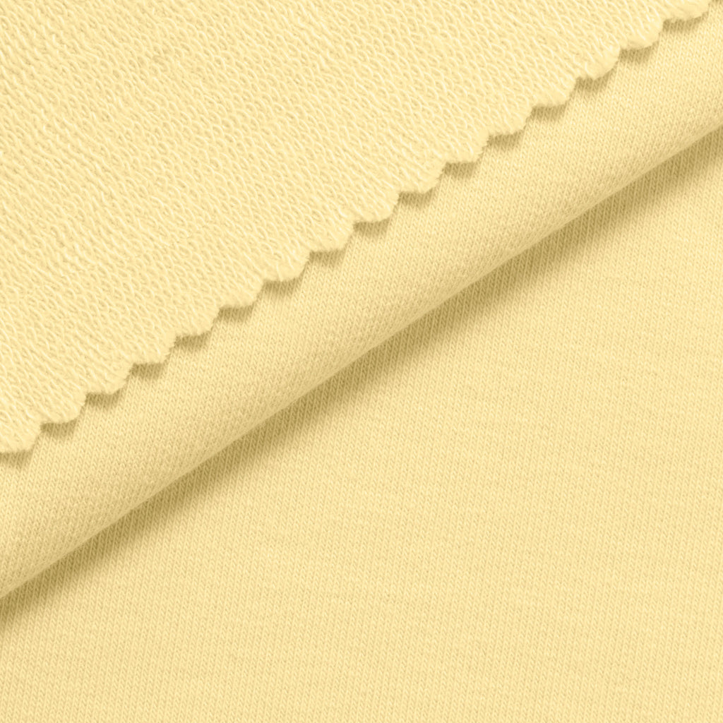 Dresówka pętelkowa 280 g/m² - jasny żółty