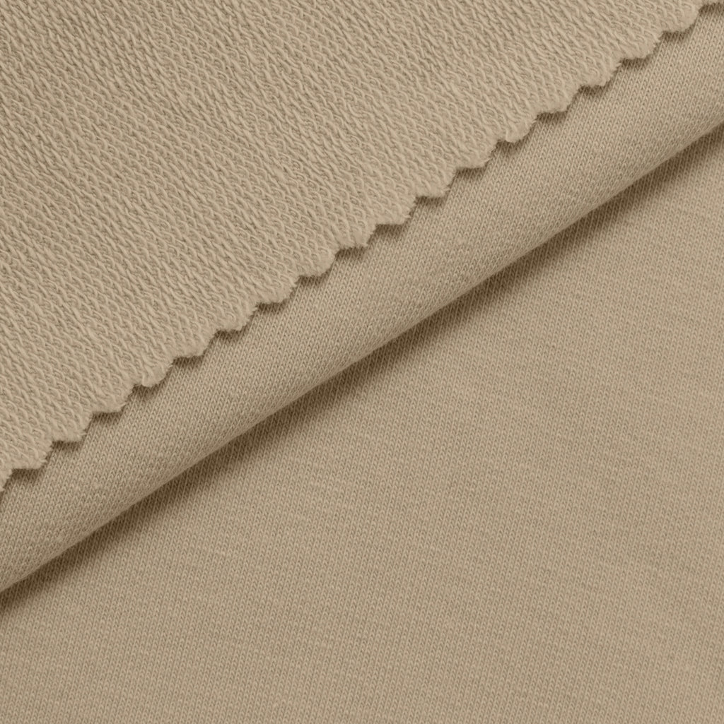 DRESÓWKA PĘTELKOWA BAWEŁNIANA Z ELASTANEM - LATTE - 280 G/M2
