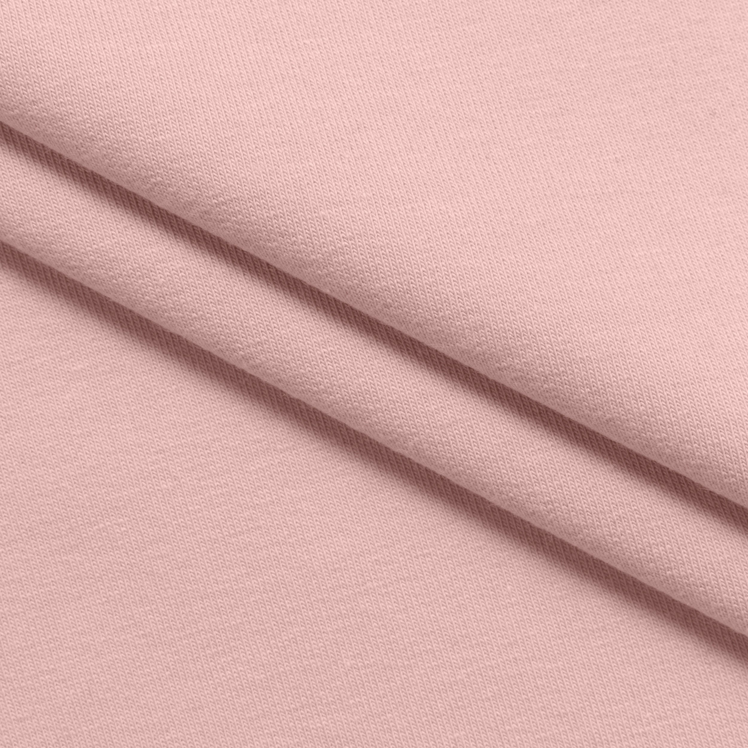 Dresówka pętelkowa 280 g/m² - pudrowy róż