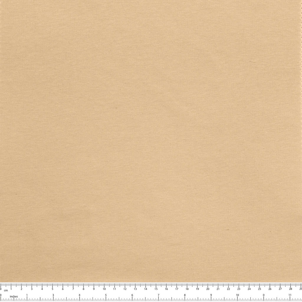 DRESÓWKA PĘTELKOWA BAWEŁNIANA Z ELASTANEM - BEŻOWY - 320 G/M2