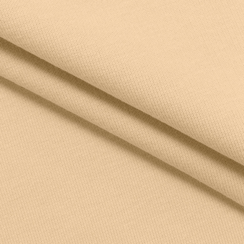 DRESÓWKA PĘTELKOWA BAWEŁNIANA Z ELASTANEM - BEŻOWY - 320 G/M2