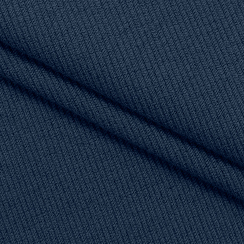 Ściągacz prążkowany 2x1 220 g/m² - dżinsowy