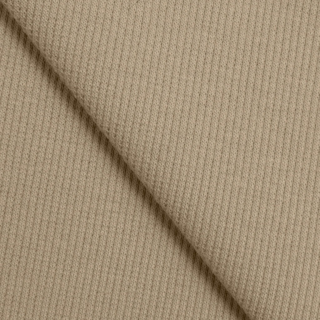 Ściągacz prążkowany 2x1 220 g/m² - latte
