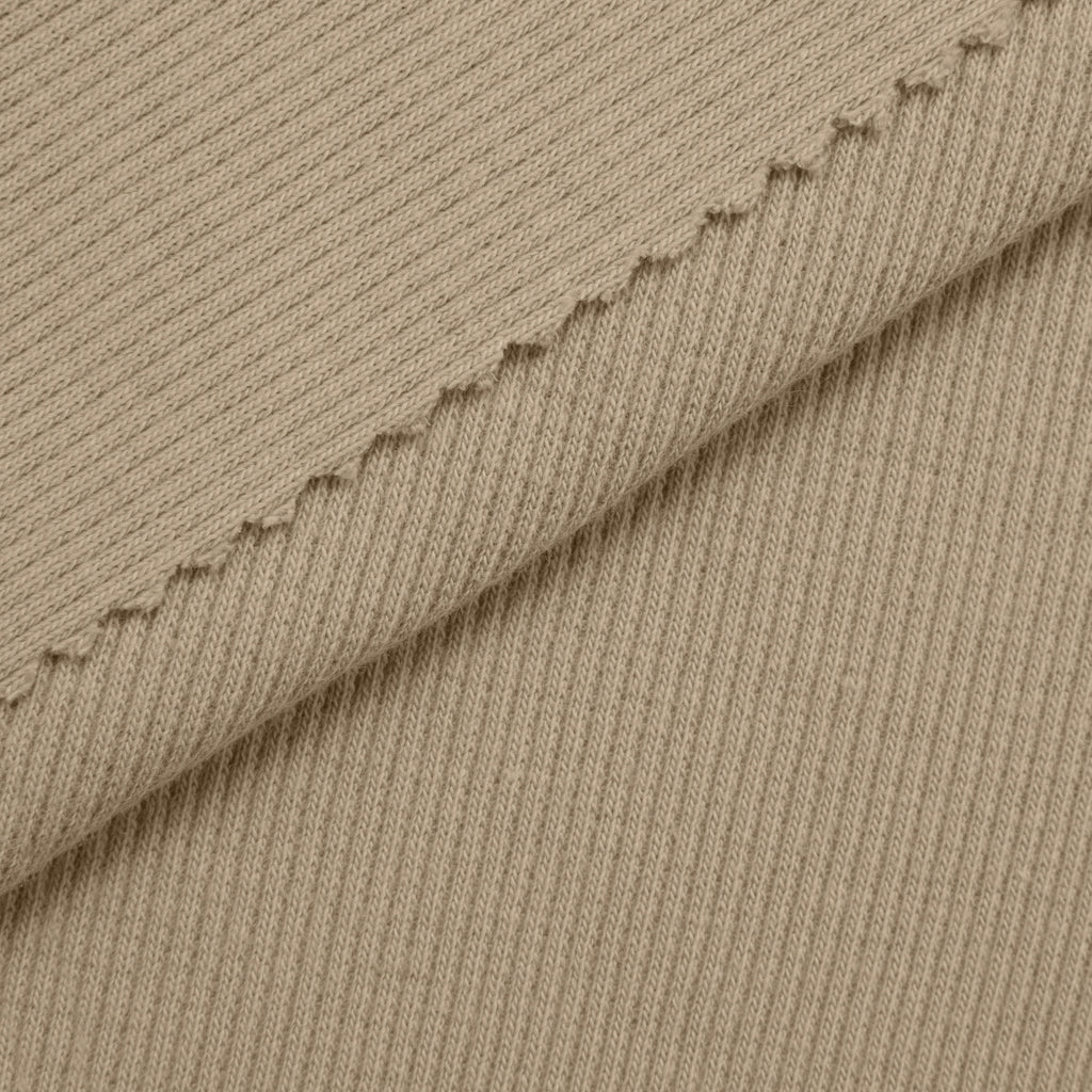 Ściągacz prążkowany 2x1 220 g/m2 - latte