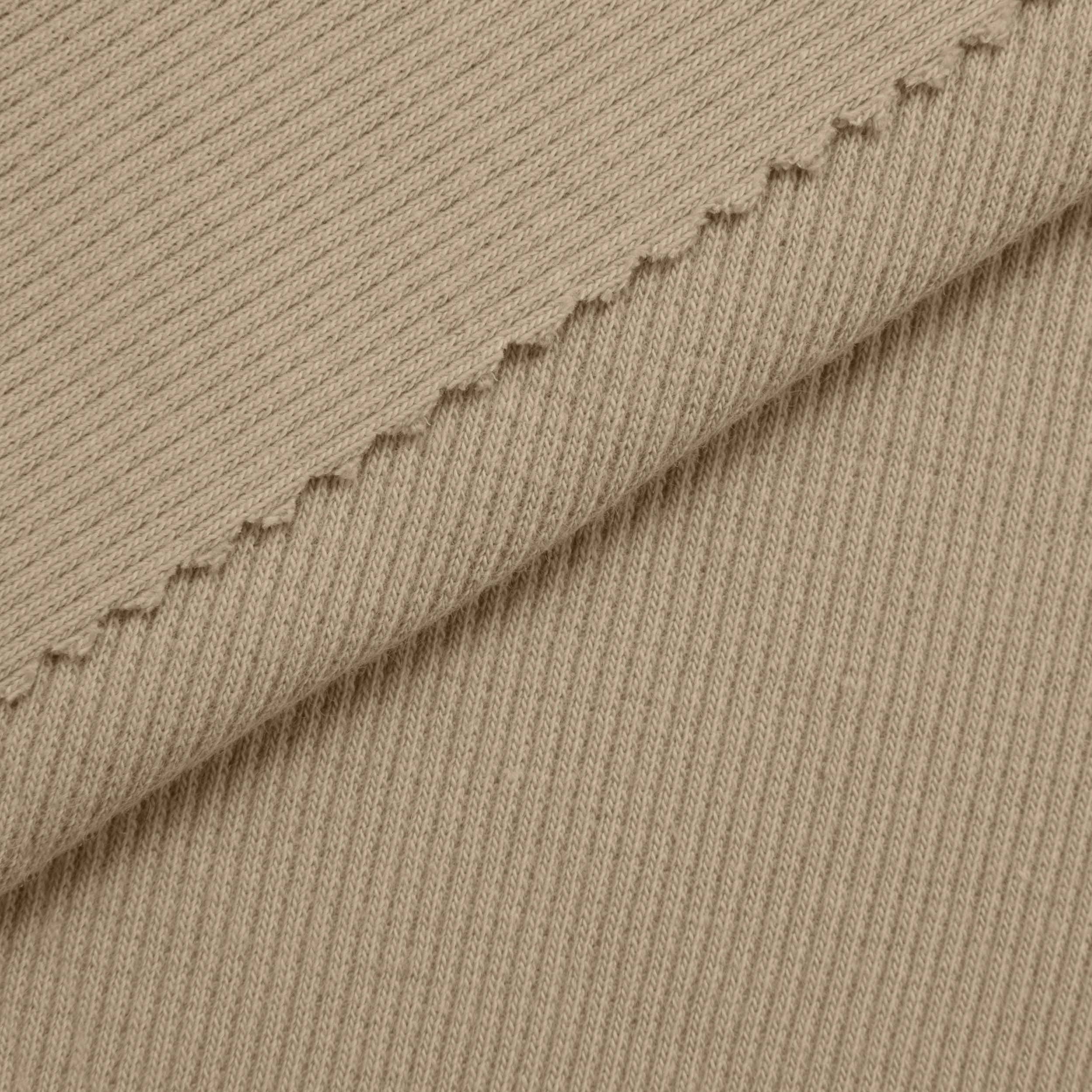 Ściągacz prążkowany 2x1 220 g/m2 - latte