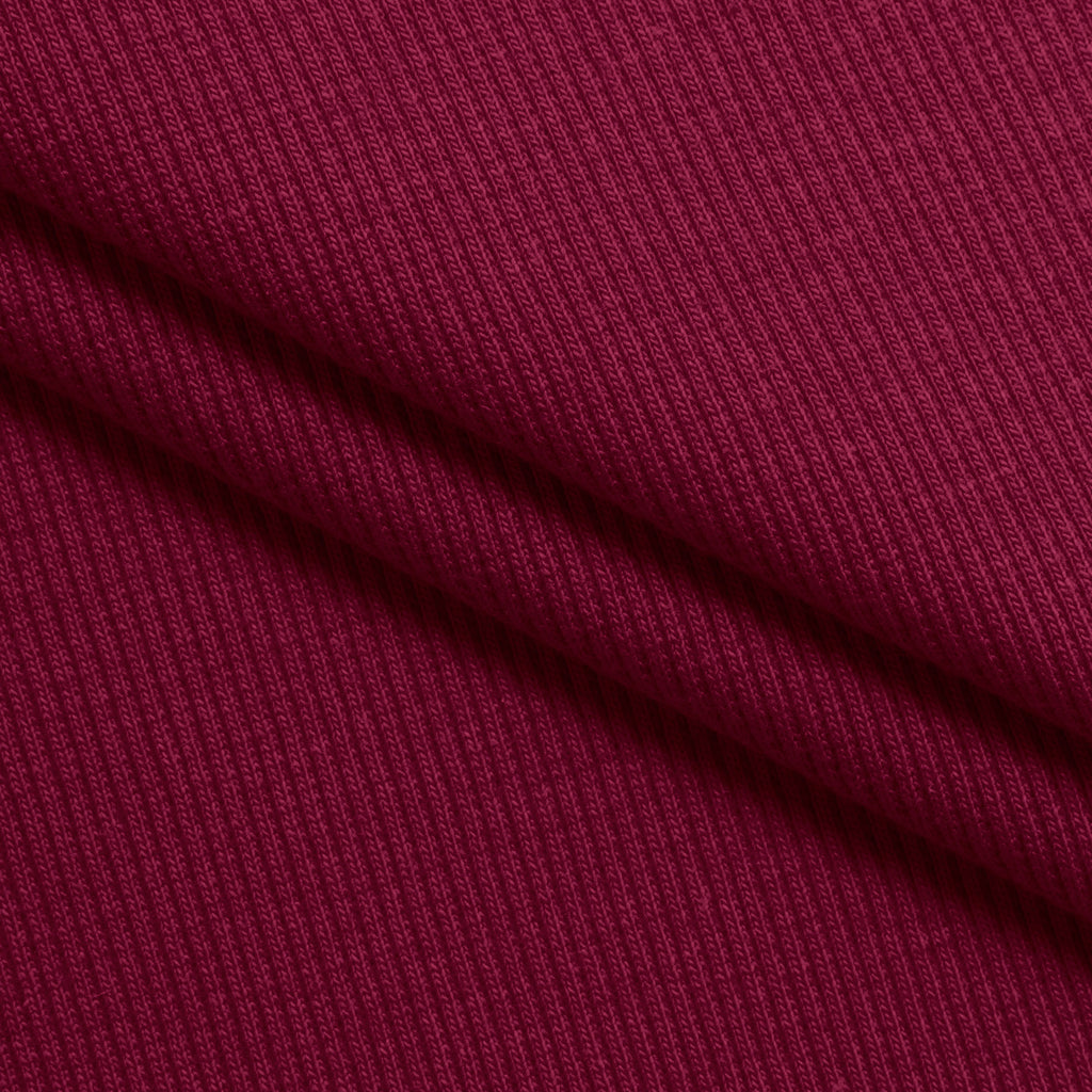 Ściągacz prążkowany 2x1 280 g/m² - bordowy