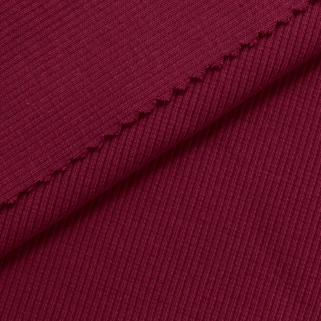 Ściągacz prążkowany 2x1 280 g/m2 - bordowy